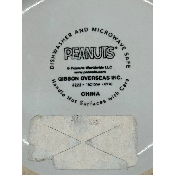 Snoopy Christmas Coffee Mug Gibson Red & White Ceramic Peanuts Holiday READ - Picture 5 of 7